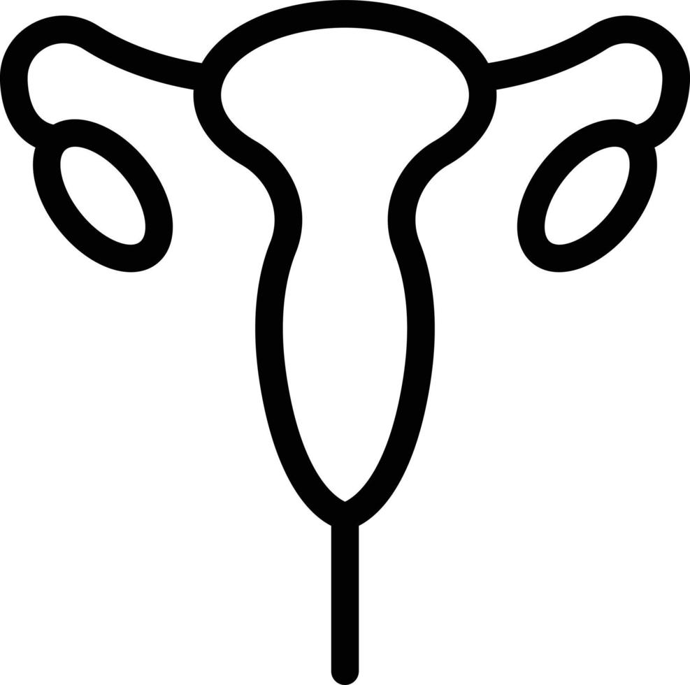 uterus vector illustration on a background.Premium quality symbols.vector icons for concept and graphic design.