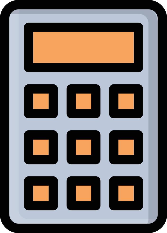 calculator vector illustration on a background.Premium quality symbols.vector icons for concept and graphic design.
