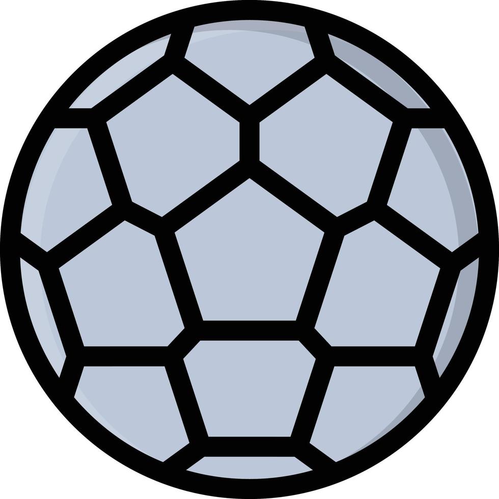 ilustración vectorial de fútbol en un fondo. símbolos de calidad premium. iconos vectoriales para concepto y diseño gráfico. vector