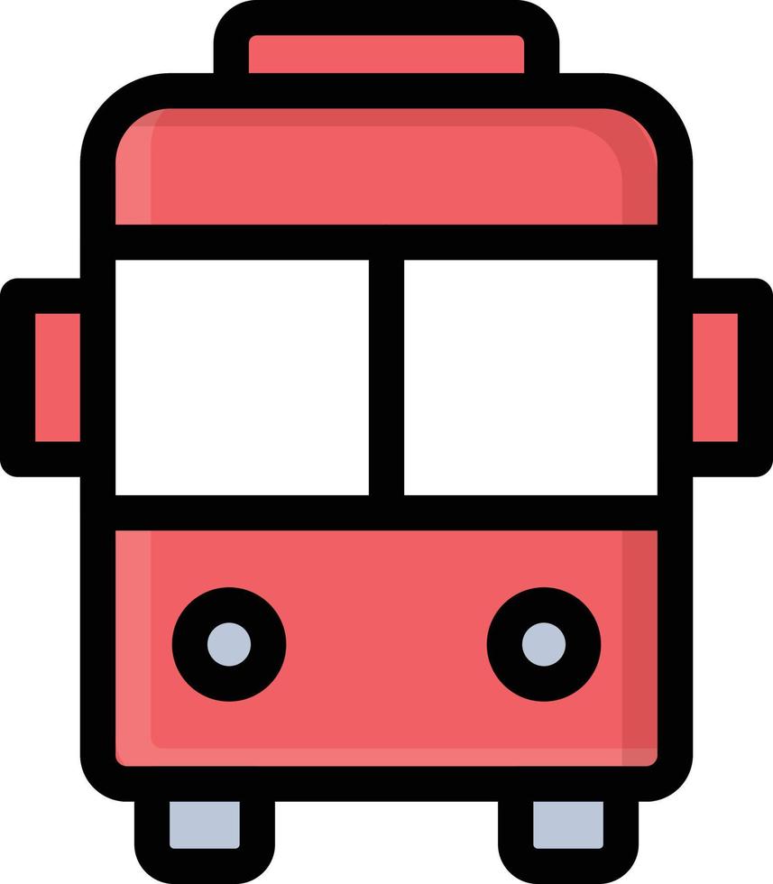 ilustración de vector de autobús escolar en un fondo. símbolos de calidad premium. iconos vectoriales para concepto y diseño gráfico.