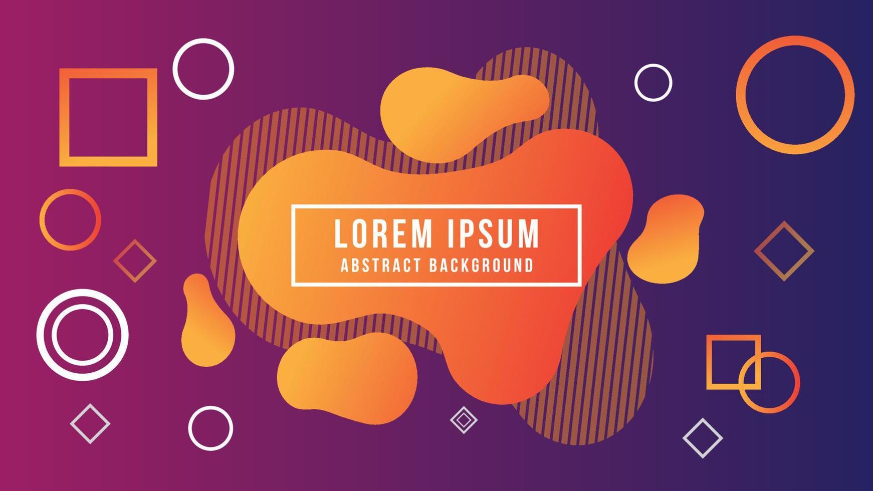 Abstract Liquid Background, Orange, Purple, Violet, Shape, Gradation vector