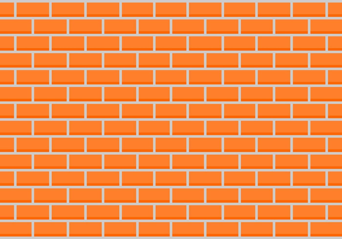 naranja ladrillo pared modelo antecedentes plano vector. vector