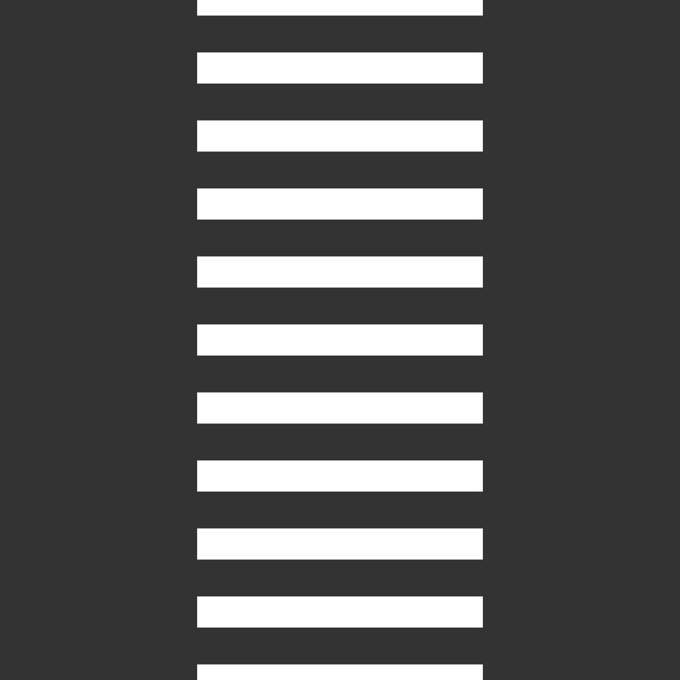 Crosswalk for safety walking across the road top view flat vector design.