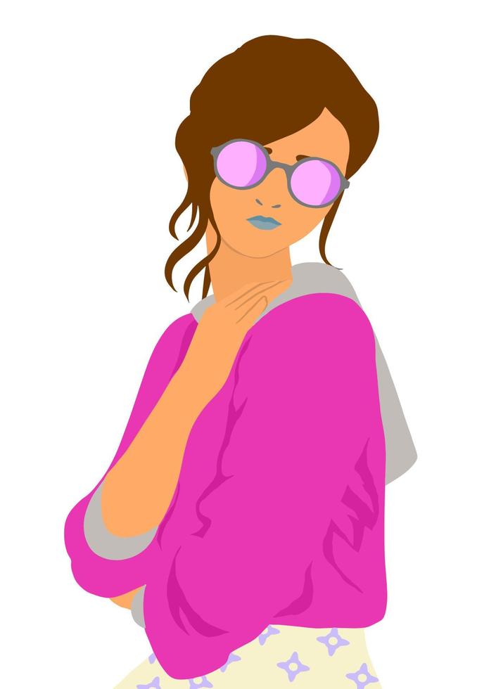 resumen mujer retrato clipart vector