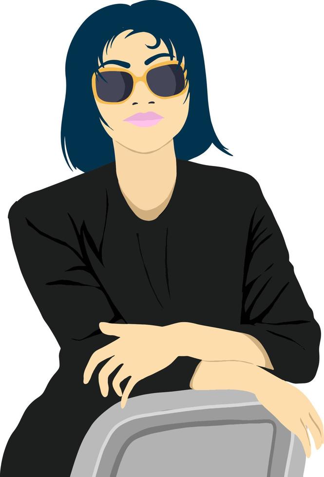 resumen mujer retrato clipart vector