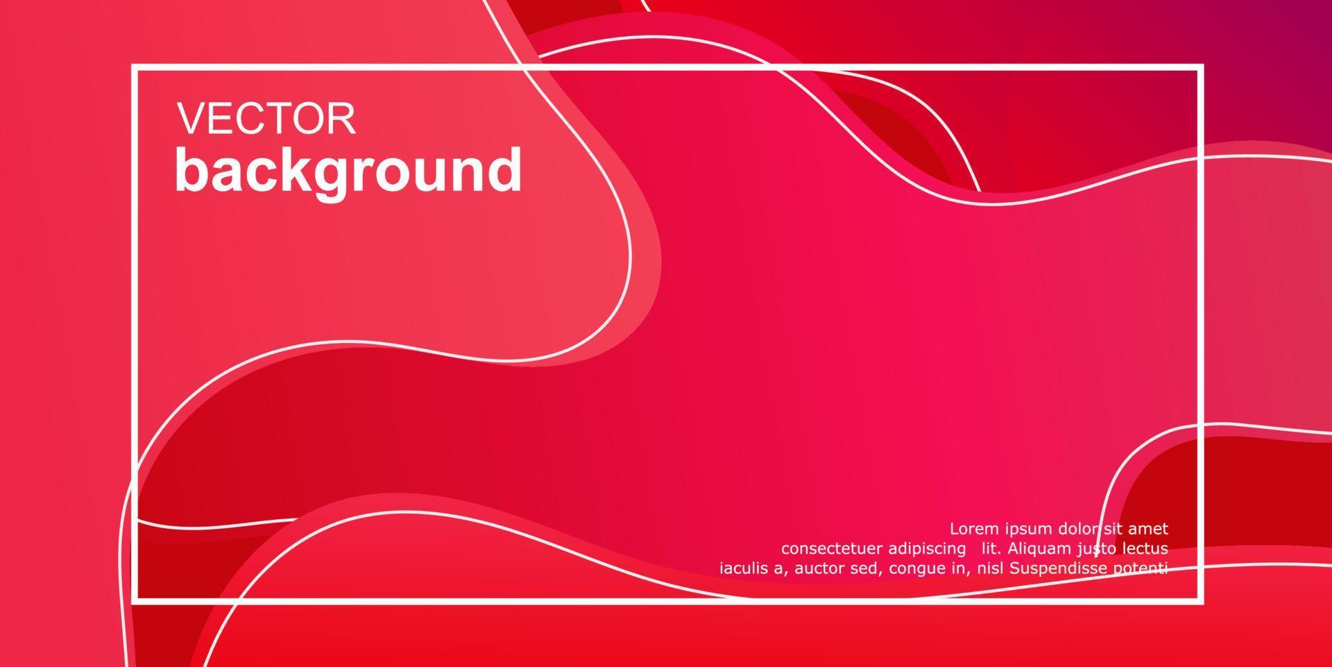 red abstract background vector