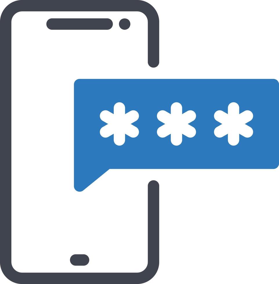 mobile password vector illustration on a background.Premium quality symbols.vector icons for concept and graphic design.