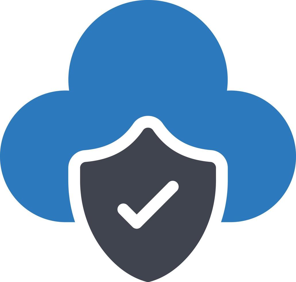 cloud shield vector illustration on a background.Premium quality symbols.vector icons for concept and graphic design.
