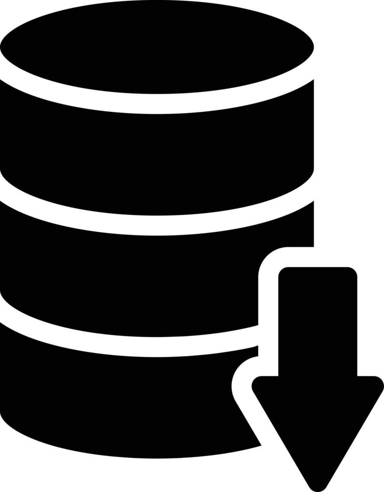 database down vector illustration on a background.Premium quality ...