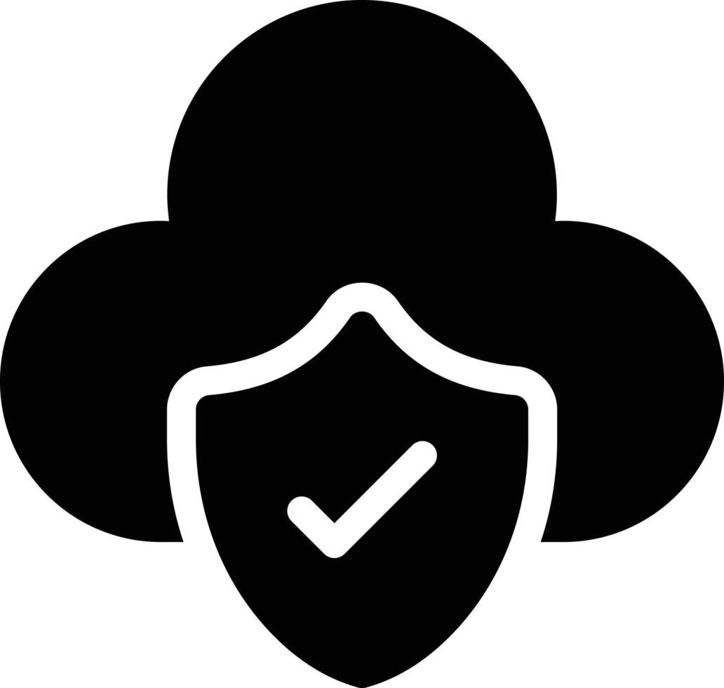 cloud shield vector illustration on a background.Premium quality symbols.vector icons for concept and graphic design.
