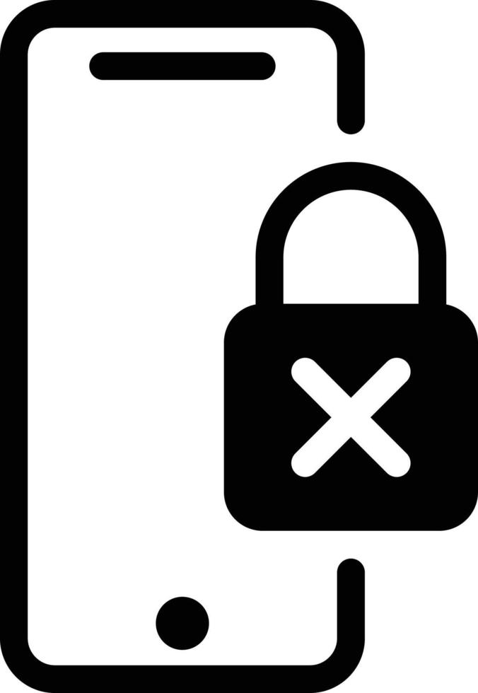 mobile lock vector illustration on a background.Premium quality symbols.vector icons for concept and graphic design.