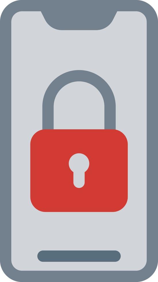 mobile lock vector illustration on a background.Premium quality symbols.vector icons for concept and graphic design.