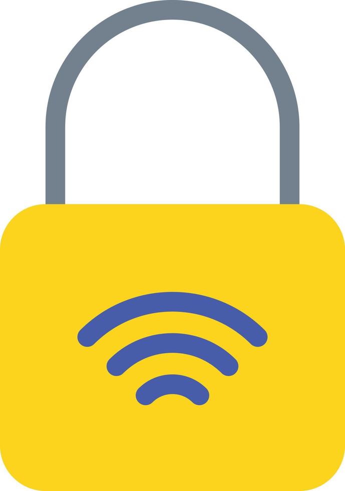 wireless lock vector illustration on a background.Premium quality symbols.vector icons for concept and graphic design.