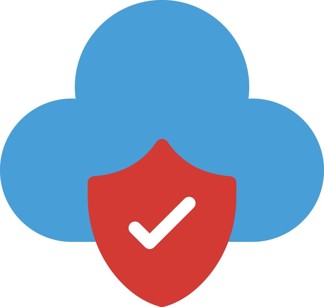 cloud shield vector illustration on a background.Premium quality symbols.vector icons for concept and graphic design.