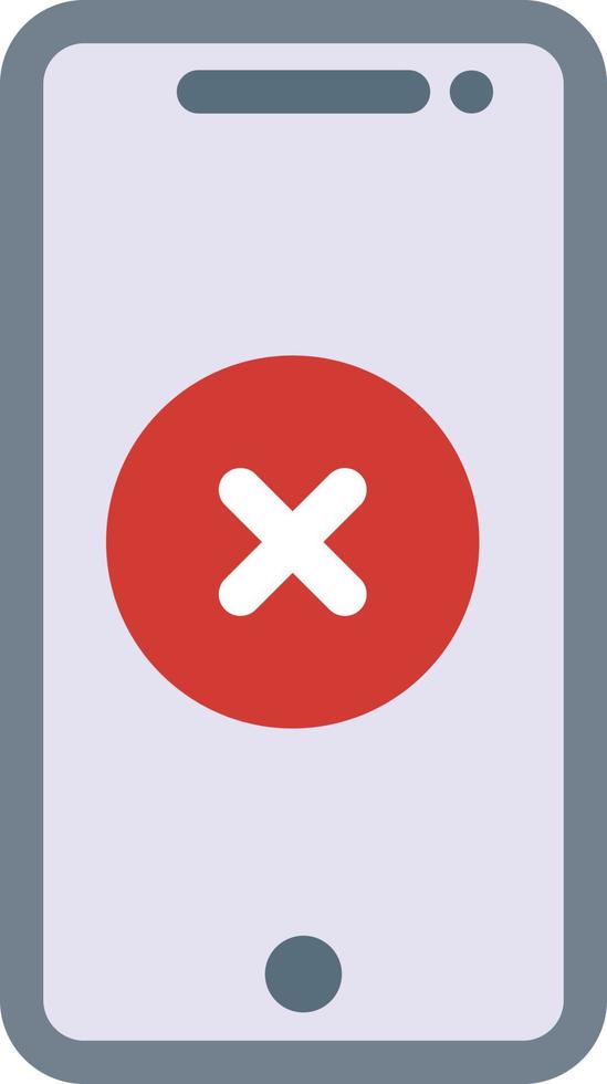 mobile cross vector illustration on a background.Premium quality symbols.vector icons for concept and graphic design.