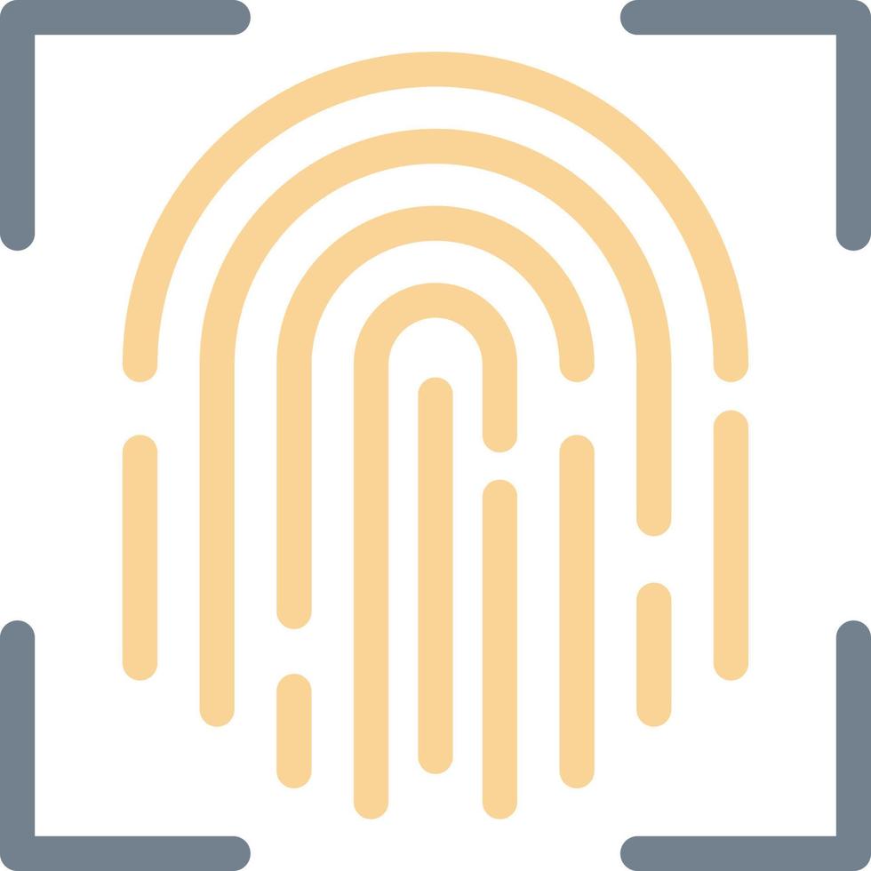 fingerprint vector illustration on a background.Premium quality symbols.vector icons for concept and graphic design.