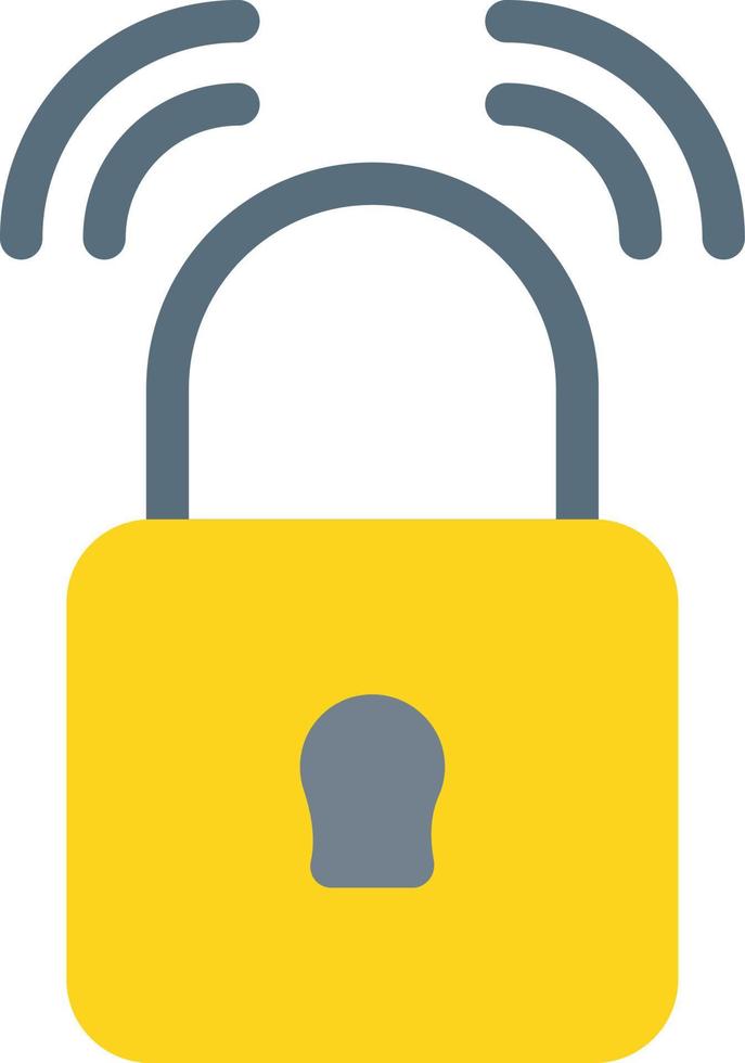wireless lock vector illustration on a background.Premium quality symbols.vector icons for concept and graphic design.