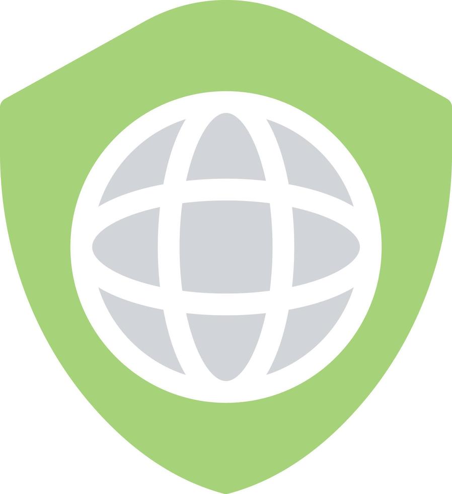 global shield vector illustration on a background.Premium quality symbols.vector icons for concept and graphic design.