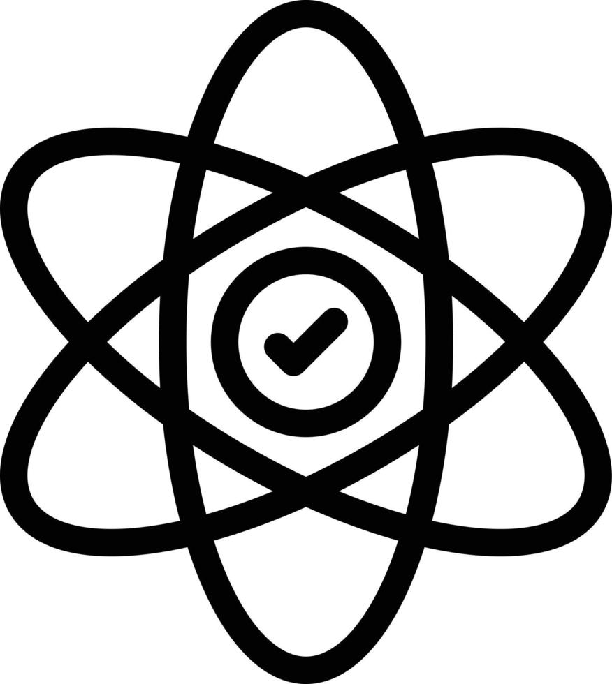 atom vector illustration on a background.Premium quality symbols.vector icons for concept and graphic design.