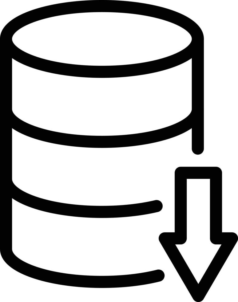 database down vector illustration on a background.Premium quality ...