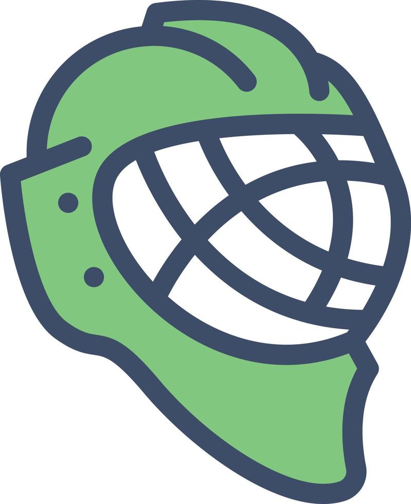 ilustración de vector de casco en un fondo. símbolos de calidad premium. iconos vectoriales para concepto y diseño gráfico.