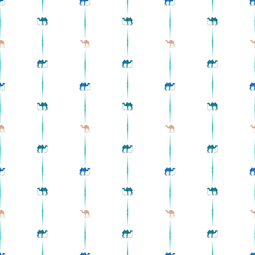 Camel Random Style Pattern Seamless Vol.3 vector