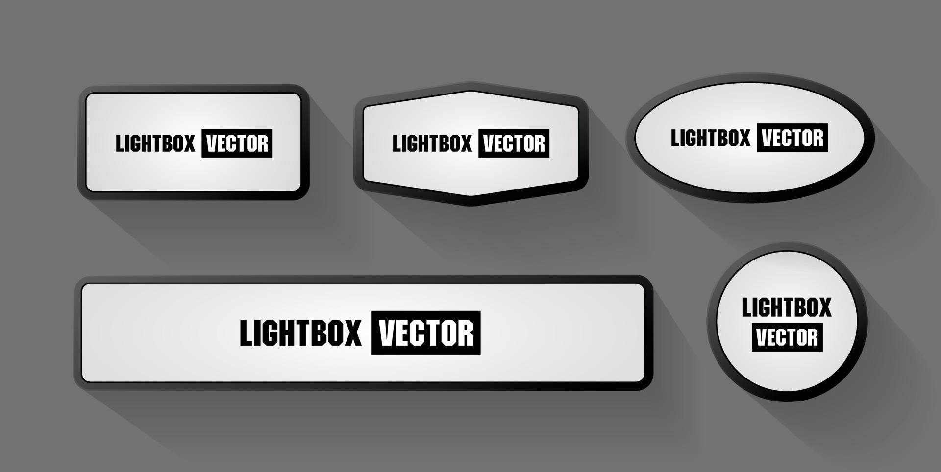 negro y blanco moderno mínimo monitor etapa 3d ilustración vector