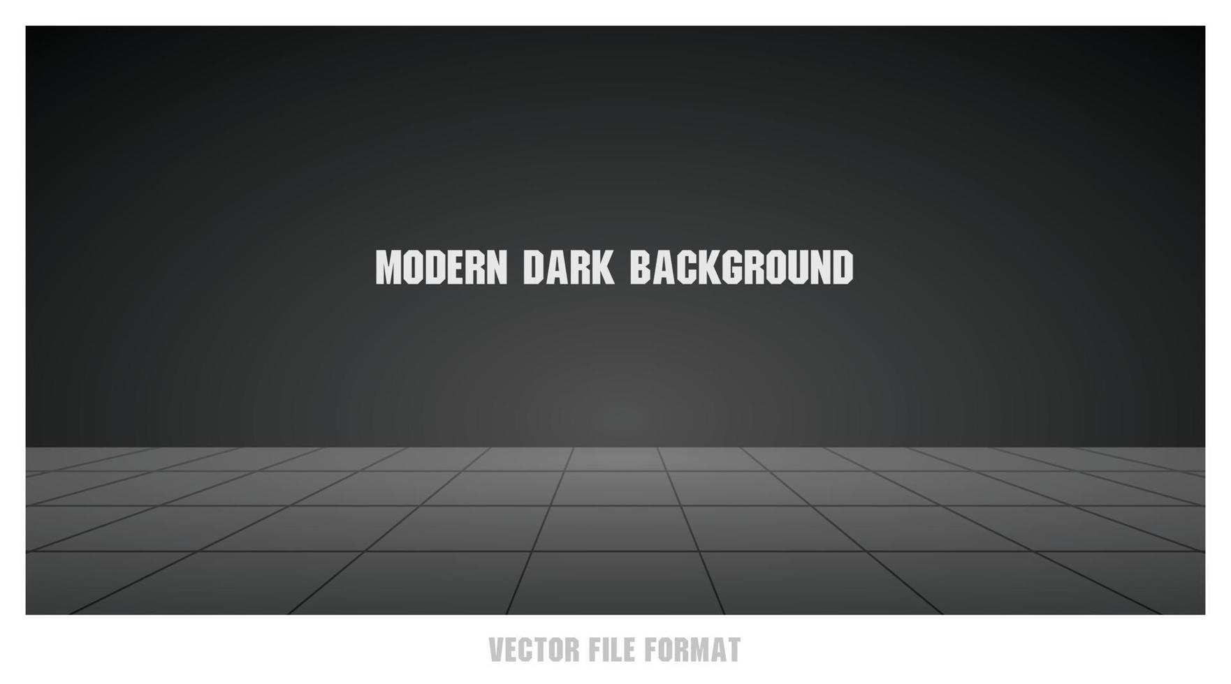 black wall with tile floor illustration vector scene for putting your object