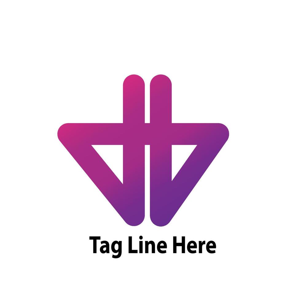 abstract Logo design company vector