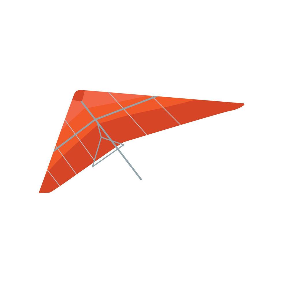 Hang Glider Flat Color Icon vector