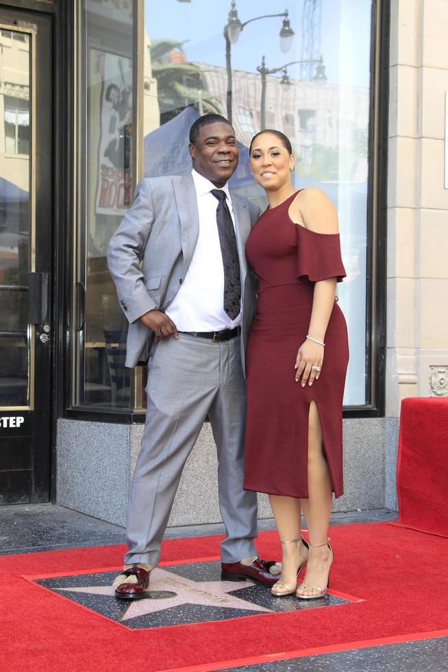 LOS ANGELES - APR 10 - Tracy Morgan, Megan Morgan at the Tracy Morgan Star Ceremony on the Hollywood Walk of Fame on April 10, 2018 in Los Angeles, CA photo