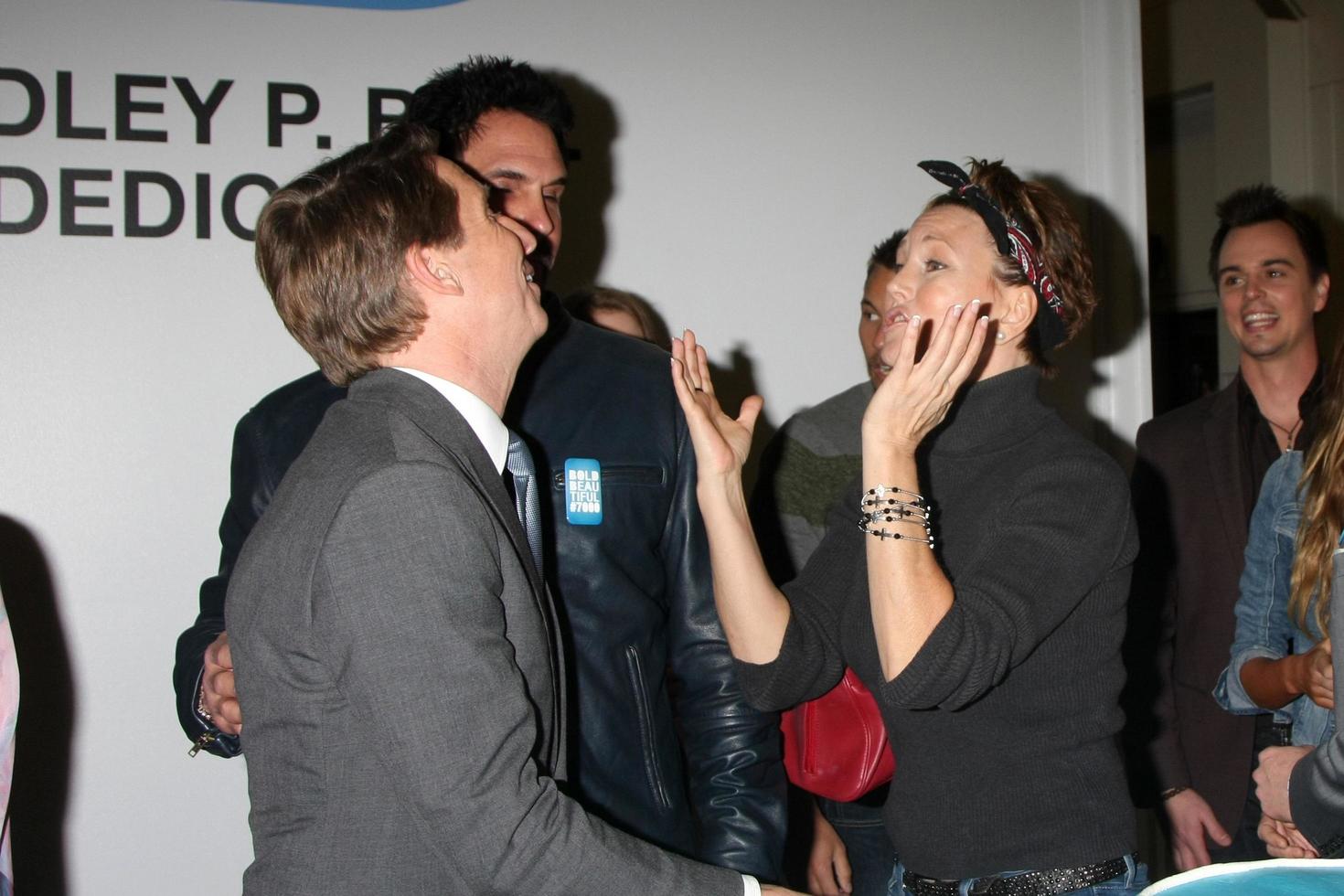 LOS ANGELES  JAN 14 - Bradley P. Bell, Schae Harrison as the Bold and Beautiful Celebrates 7000th Show at a CBS Television City on January 14, 2015 in Los Angeles, CA photo