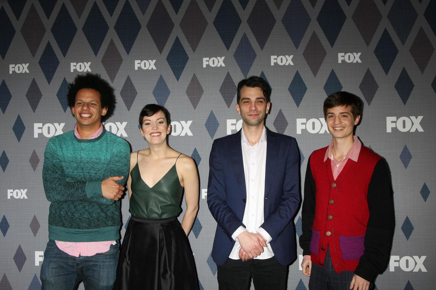 LOS ANGELES, JAN 15 -  Eric Andre, Britt Lower, Jay Baruchel, Simon Rich at the FOX Winter TCA 2016 All-Star Party at the Langham Huntington Hotel on January 15, 2016 in Pasadena, CA photo