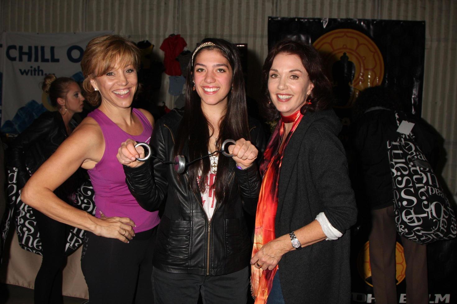 LOS ANGELES, NOV 20 -  Forbes Riley, Stepfanie Kramer, Daughter Lily at the Connected s Celebrity Gift Suite celebrating the 2010 American Music Awards at Ben Kitay Studios on November 20, 2010 in Los Angeles, CA photo