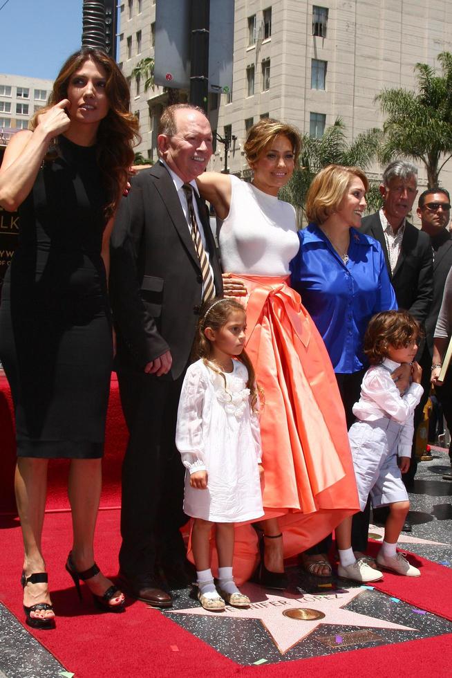 LOS ANGELES, JUN 20 -  David Lopez, Emme Anthony, Jennifer Lopez, Lupe Lopez, Max Anthony at the Hollywood Walk of Fame star ceremony for Jennifer Lopez at the W Hollywood Hotel on June 20, 2013 in Los Angeles, CA photo