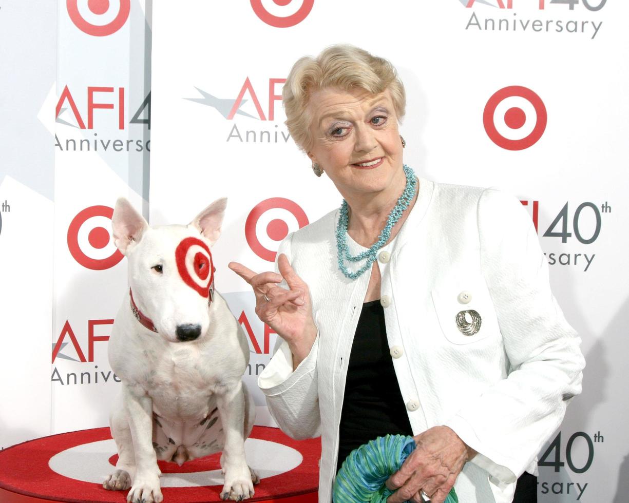 Angela Lansbury and Bullseye AFI s 40th Anniversary ArcLight Theaters Los Angeles, CA October 3, 2007 2007 photo