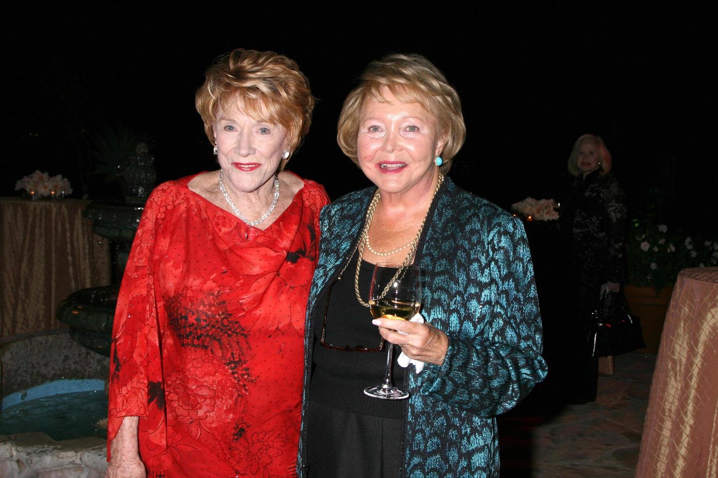 Jeanne Cooper and Lee Bell at a private 80th Birthday party hosted by Lee Bell at her home in Beverly Hills, CA on October 23, 2008 photo
