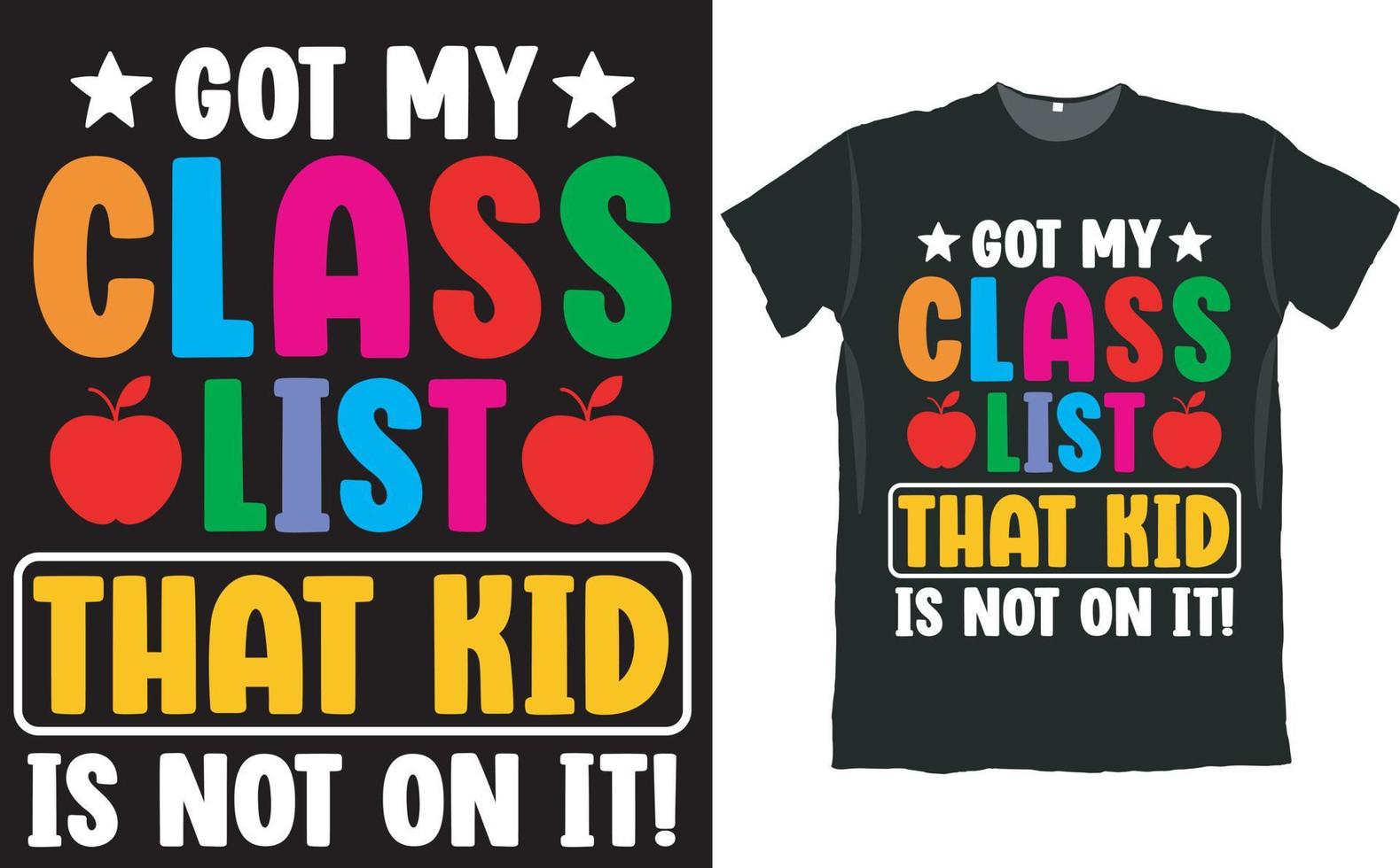 Back to School Kids Boys and Girls T Shirt Design vector