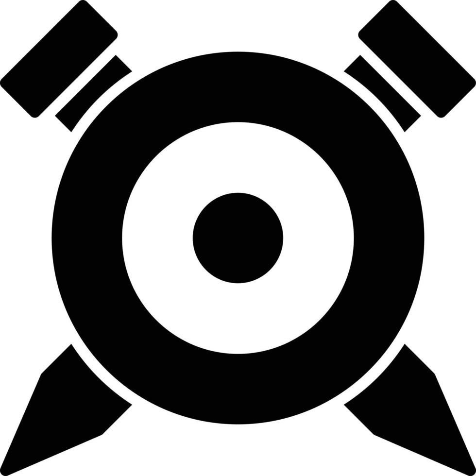 Shield Glyph Icon vector