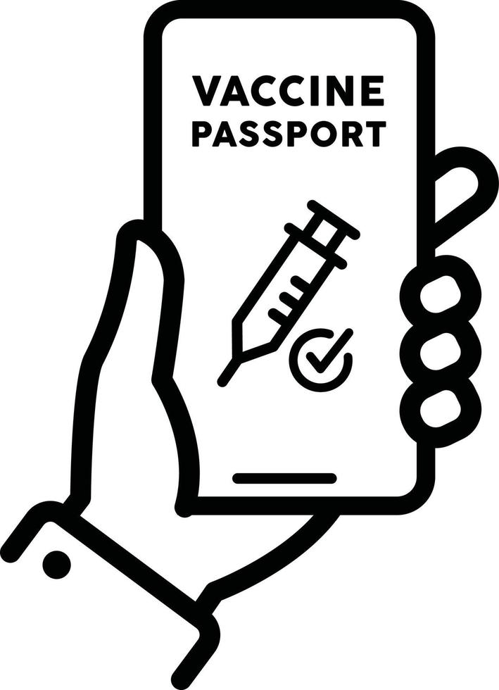 Health Passport Mobile vector