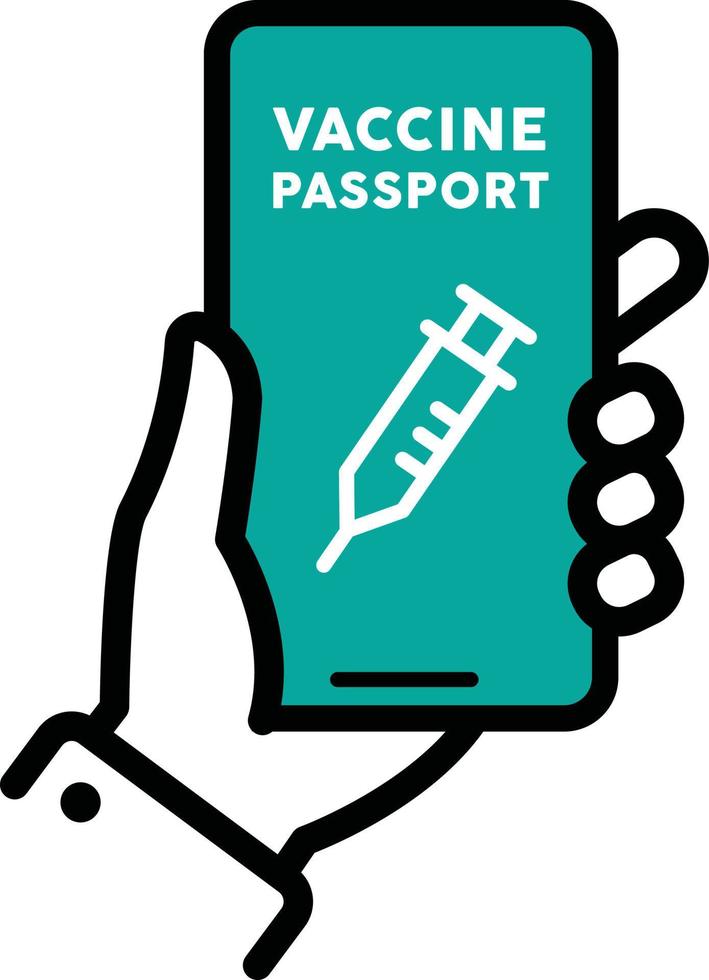 Health Passport Mobile vector