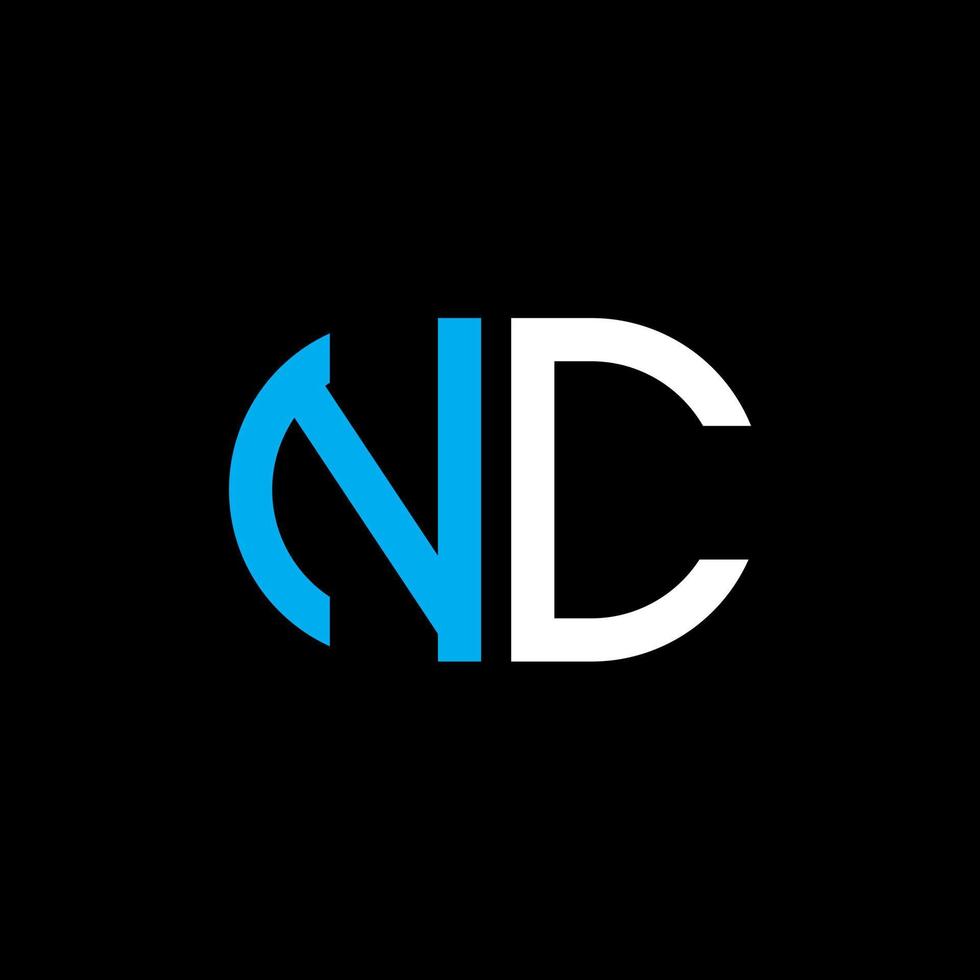 NC letter logo creative design with vector graphic