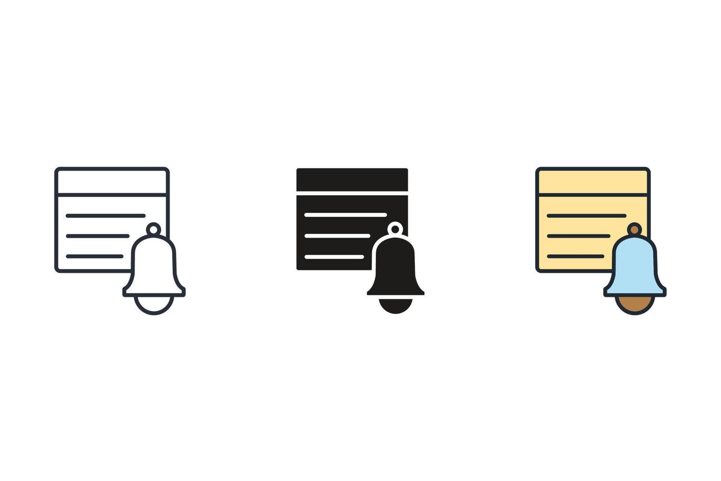 discipline icons symbol vector elements for infographic web