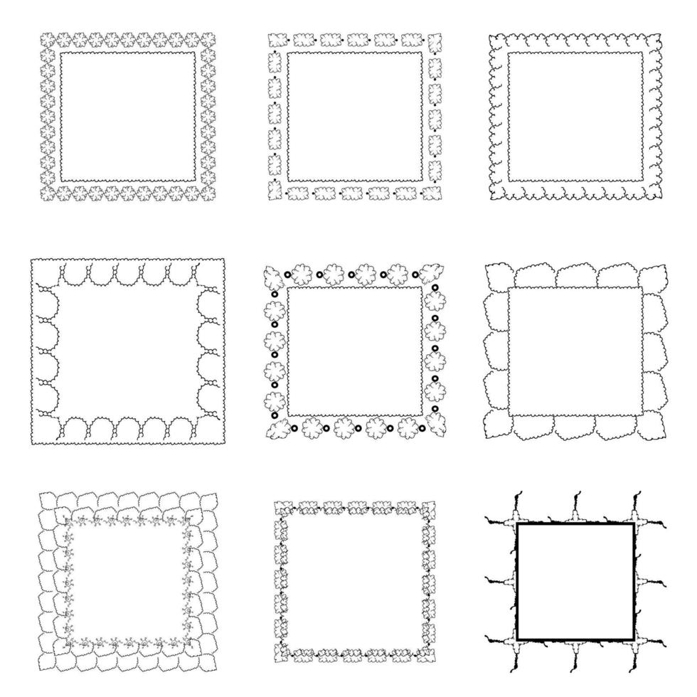 Vector frame line design