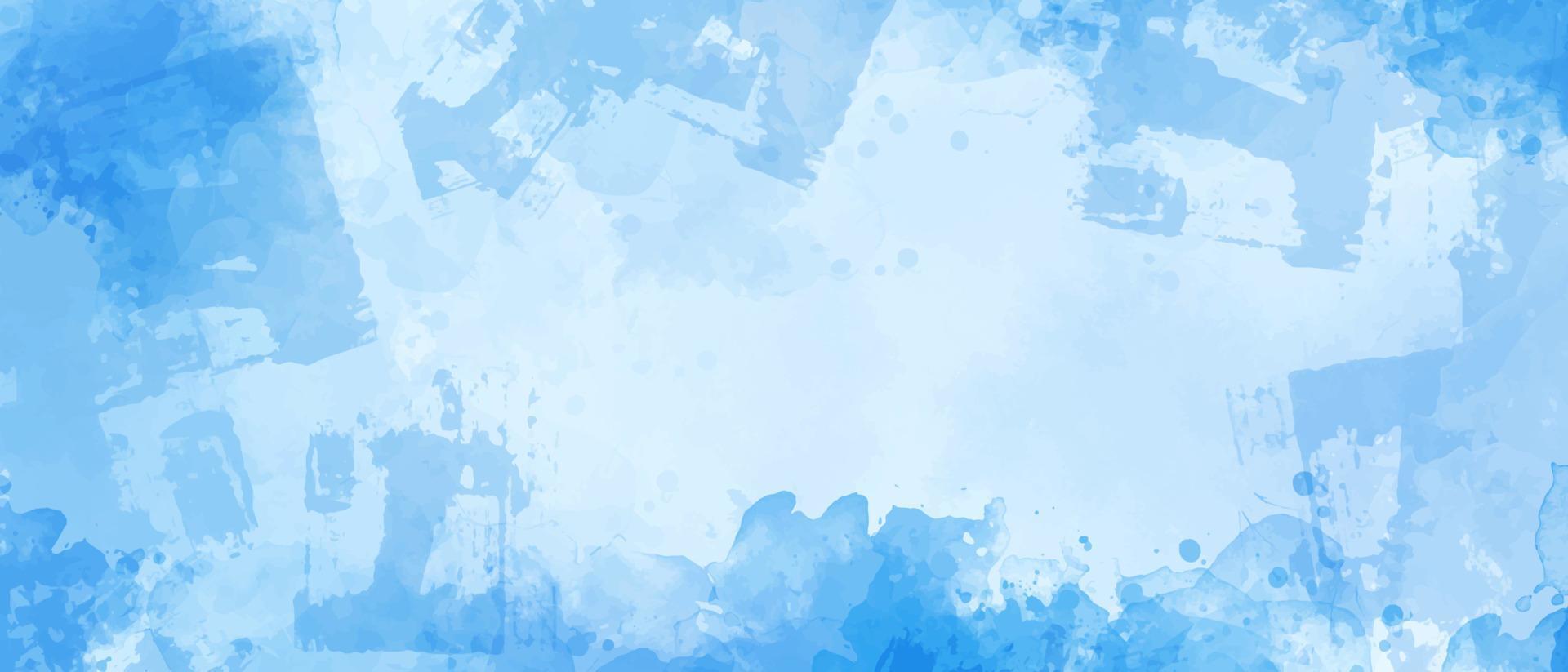 Blue abstract grunge paint texture background. vector