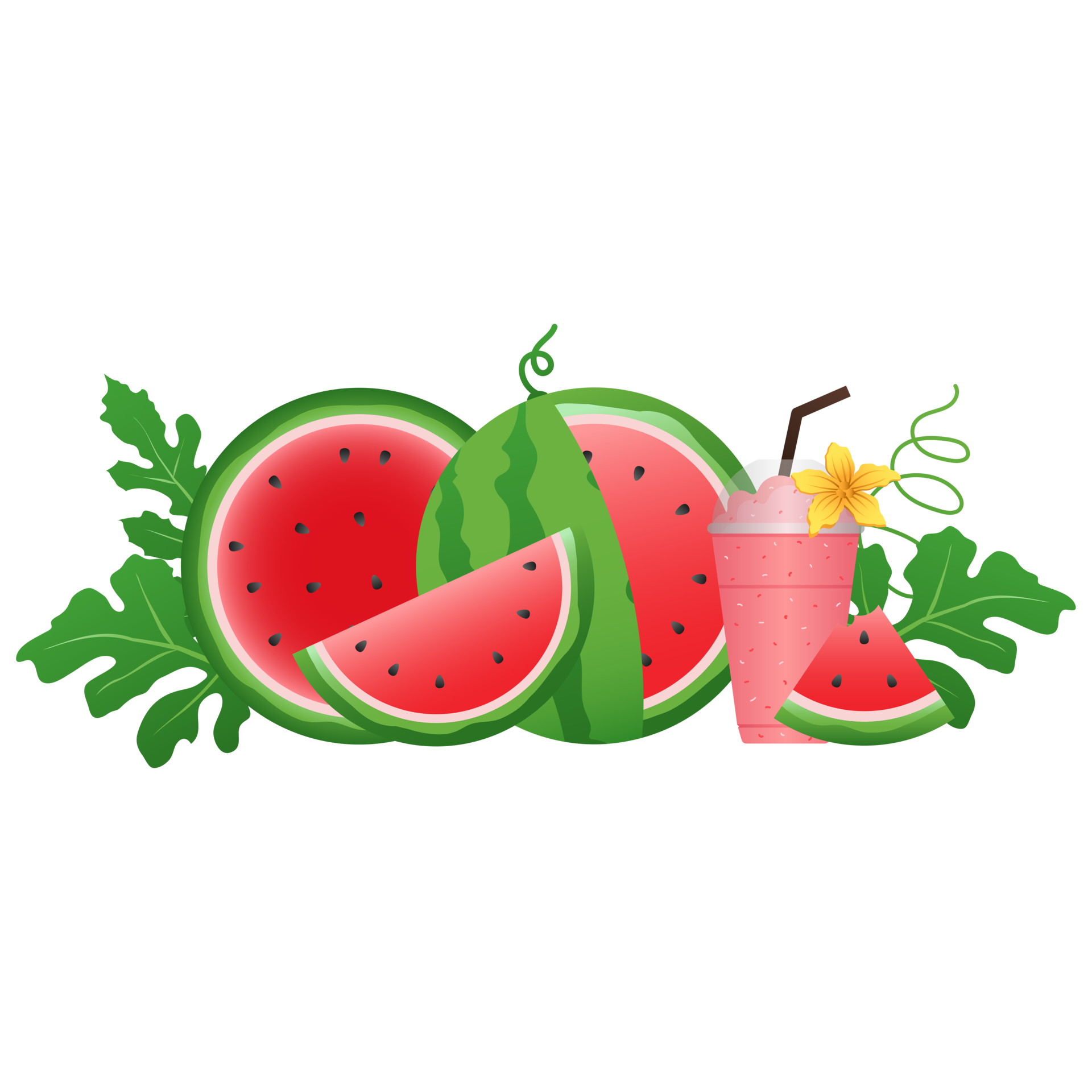 Watermelon fruit, Watermelon slices and Watermelon juice 19857559 PNG