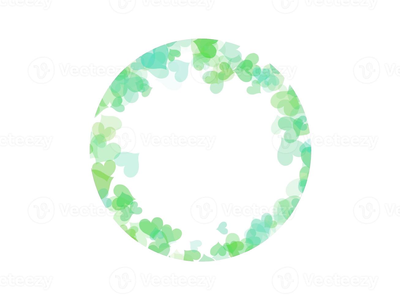 Heart Frame Pattern Background Illustration photo