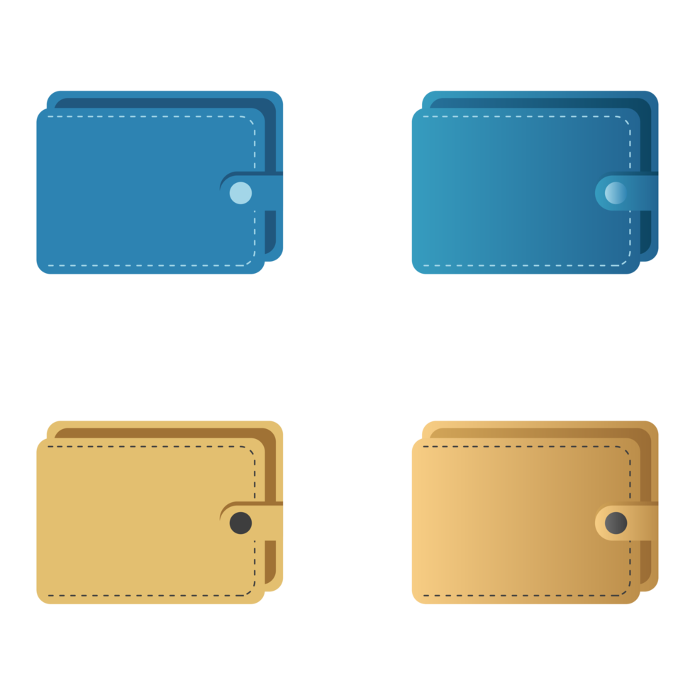 Wallet, bag for collect money and coin or purse. png