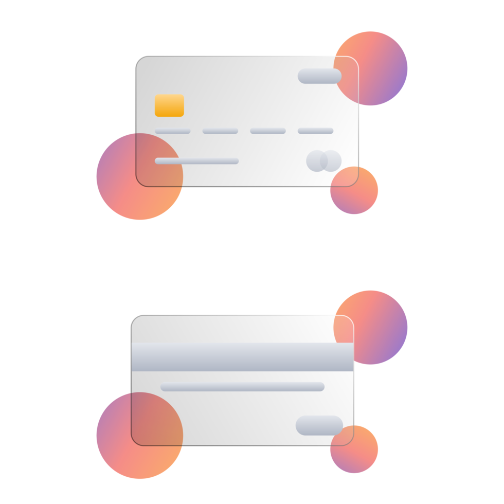 crédit carte, crédit argent et achats carte ou affaires carte. png