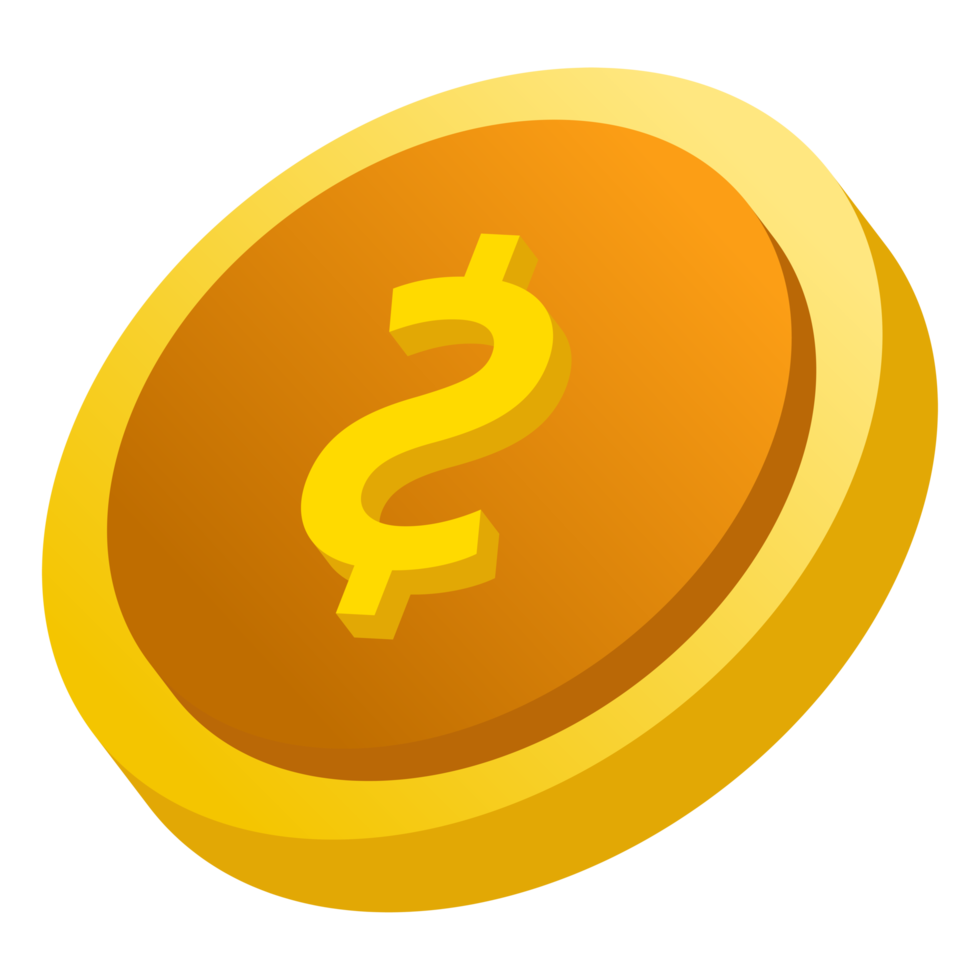 Coin, money coin and gold coin. png